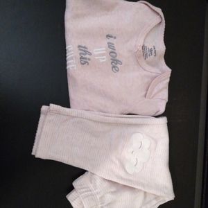 I woke up this cute 18M girls pajama